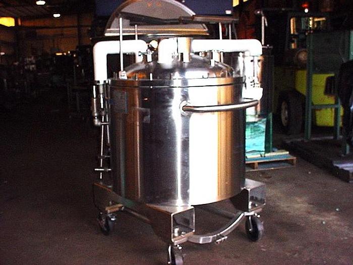 Used 300 LITER SARTORIUS STEDIM BIOTECH CRYO VESSEL - T-316L S/S -