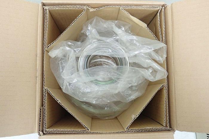 Used Kimble Kimax 14950-25 Heavy-Duty Glass Solution Bottle Carboy, 2.5 gallon