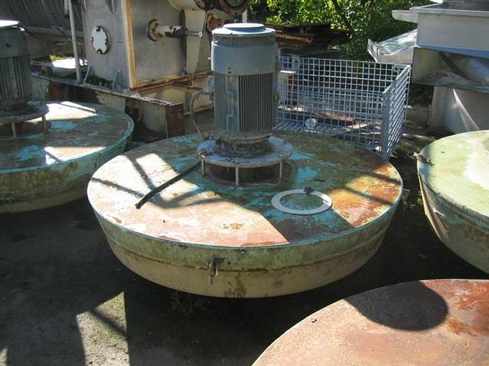 Used Aqua Aerobic  Floating Lagoon Aeration Units, 68" Dia Pontoon, 10 Hp, 1155 Rpm, 460 Volt #20856