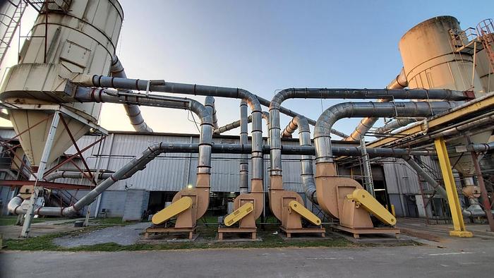 Used (2) PNEUMAFIL BAG-HOUSE DUST-COLLECTION SYSTEMS