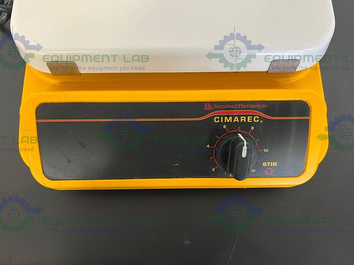Used Barnstead / Thermolyne  S131435 Cimarec 10" x 10" Stirrer, 120V, 0.37AMPS