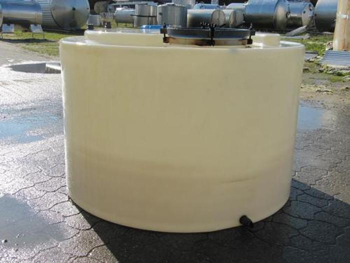 Brugt 1,5 m3 plast tanke