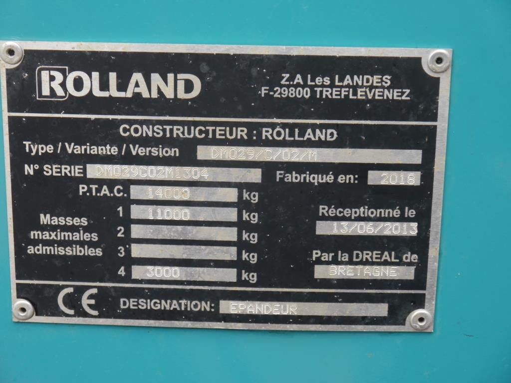 Used Rolland Rollforce 5514 Muck Spreader