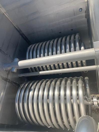 Used L&A Process System Inc 40 Ton Dual Coil Rotary Hot Break