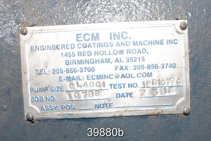 Refurbished Nash CL4001 Vacuum Pump, Rebuilt #39880