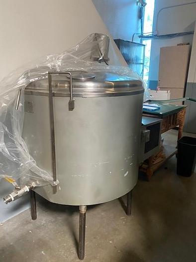 Used Tank, 150 Gallon, S/st, Agit, Jkt #S744597