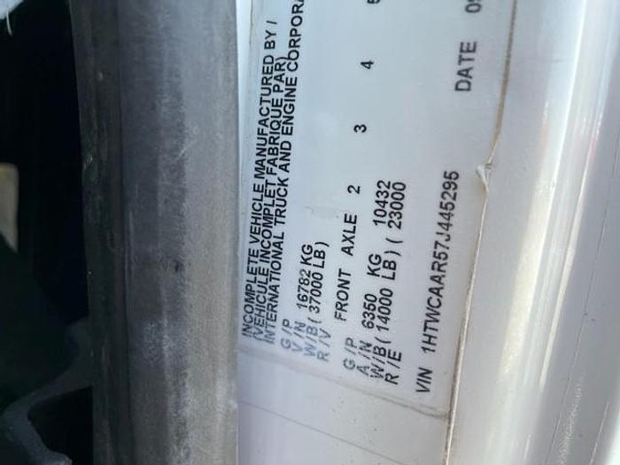 Used 2007 INTERNATIONAL 7400 65FT FLATBED BUCKET TRUCK W/ MATERIAL HANDLER