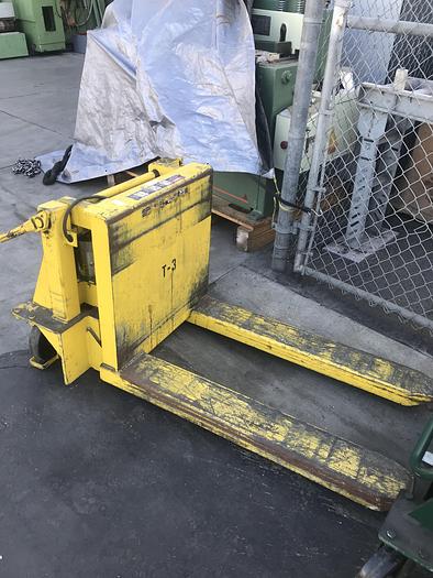 Used SOUTHWORTH PTU4-85 HYDRAULIC PORTABLE PALLET TILTER 4,000 LBS. #6327