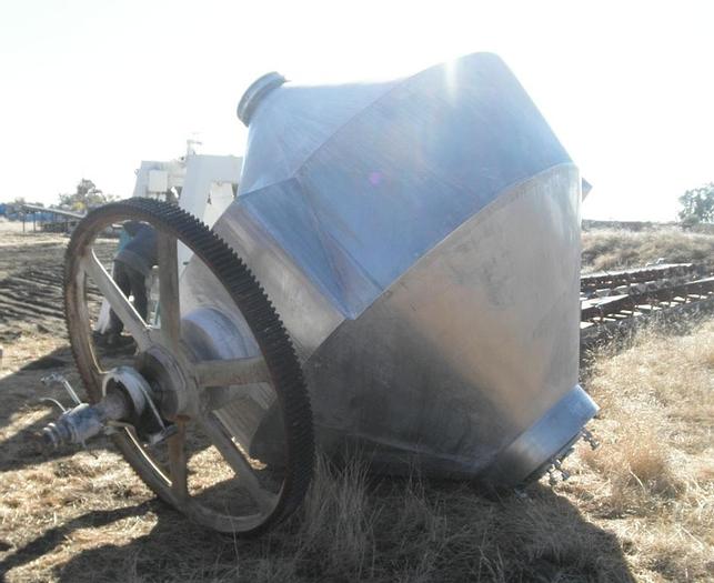Used Mixer, Conical, 250 CF, Tolan, S/st, Slant Cone, 25 HP, #S741479