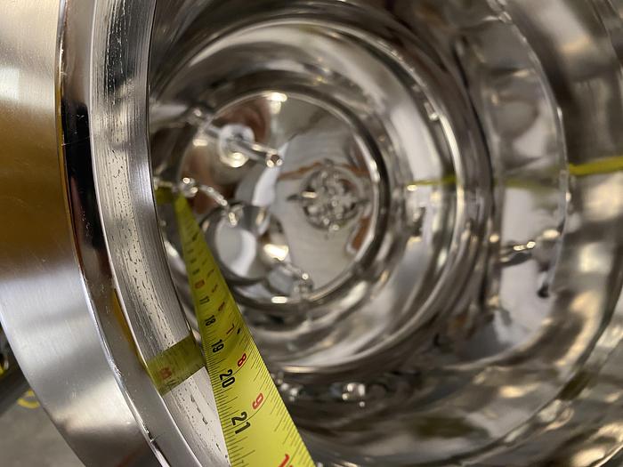 Used T&C 50 Liter Stainless Steel 45 PSI Jacketed Reactor w/ Agitator & Load Cells