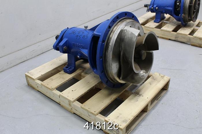 Used Warren 10 PL 18 Pump Power End, 3-Vane 16.5" Impeller #41812