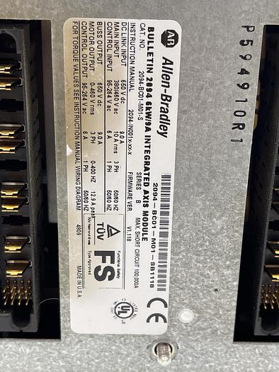 Used Allen-Bradley 2094-BC01-M01-S Ser B