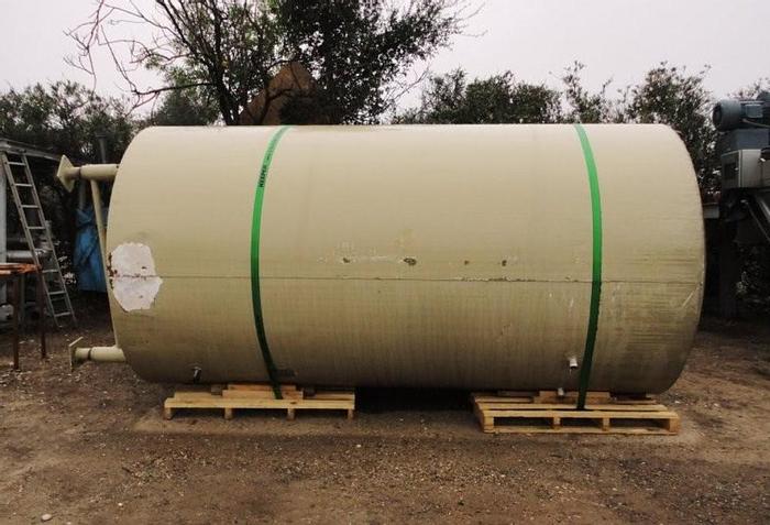 Used Tank, 3,000 Gallon, S/st, 77" x 12', Jkt, Agit, Dairy, #S741640
