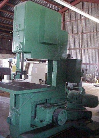 Used 36" Tannewitz Model GVTNE Vertical Band Saw; S/N 13309