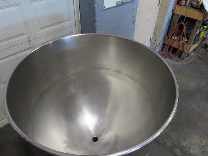 Used 125 GALLON LEE KETTLE - S/S - 90 PSI
