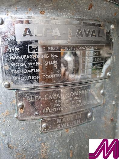 Used Alfa Laval BRPX 309 SFV-34C/4204-6 Clarifier
