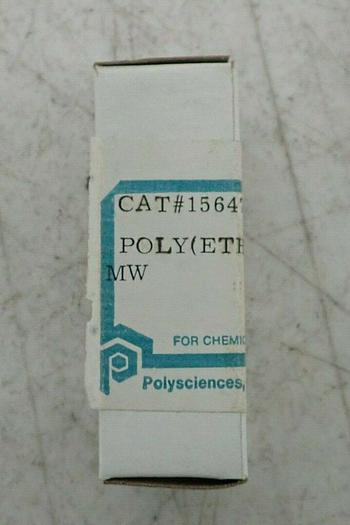 Used Polysciences 15647 Poly(ethylene glycol) 1/g ~ 50% Full