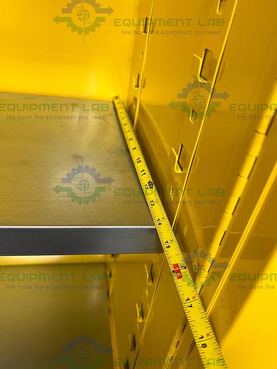 Used JustRite  45 Gallon Flammable Liquid Storage Cabinet w/ Soft Close Doors, Keys