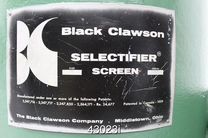 Refurbished Black Clawson 24P Belt Driven Pressure Screen #43023