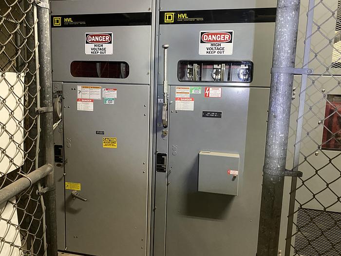 Used SQUARE D COMPANY 1000 / 1500 KVA DRY TYPE TRANSFORMER