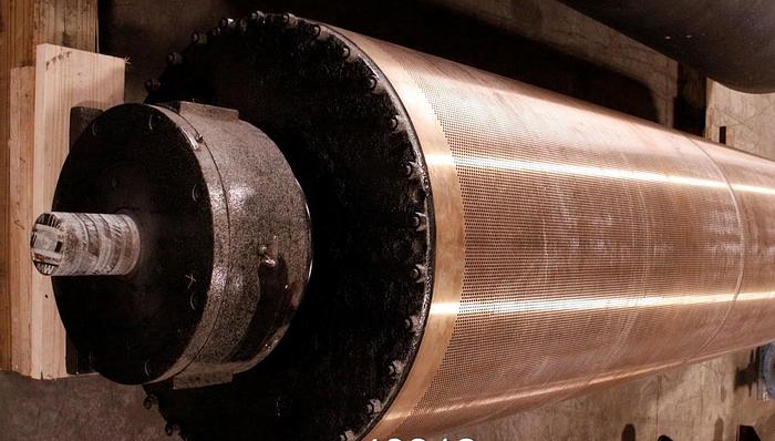 Used SUCTION DRUM  ROLL  36" (914MM) DIA X 128" (3250MM) FACE ESCHER WYSS