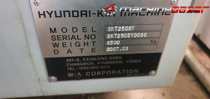 Used 2007 Hyundai Kia SKT 250SY