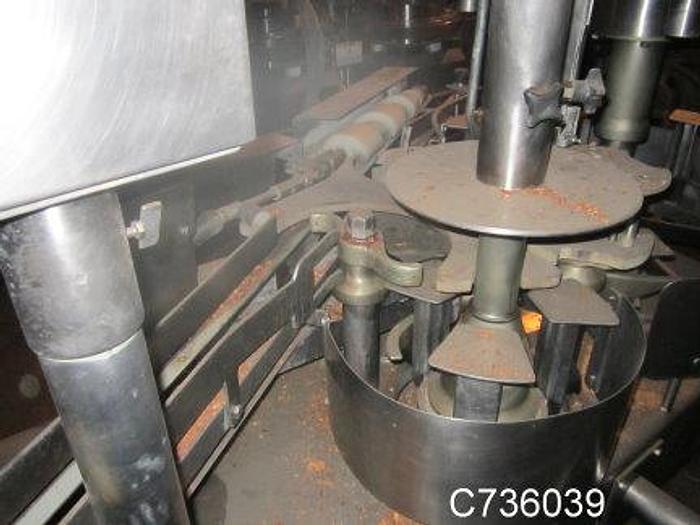 Used Filler, Bottle, 10-valve, Rotary, Fogg, S/st, 3/4 HP, #C736039