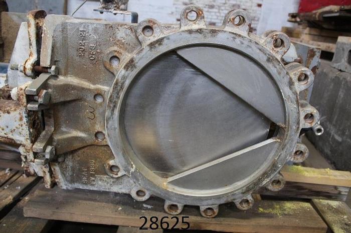 Used Fabri 18" Air Operated V-Port Valve #28625