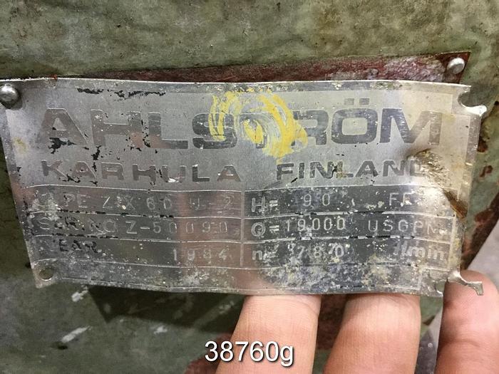 Used Sulzer Z-X 60-U-2 Pump #38760