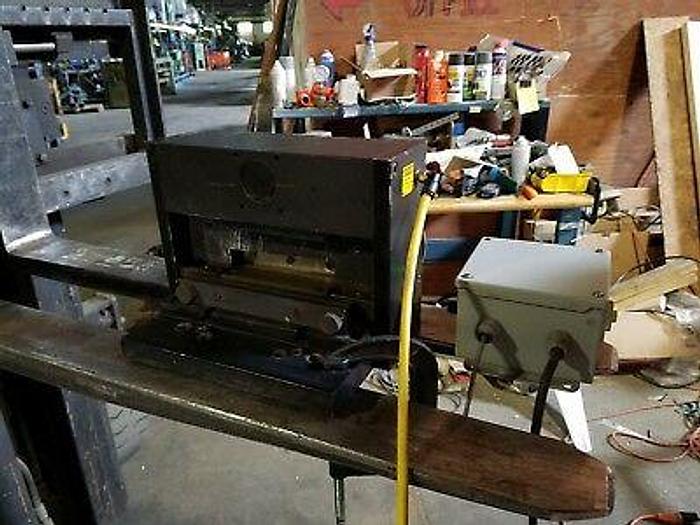 Used Rapid Air 6" In-line Stock Chopper mounts to Bolster Plate on Stamping Press