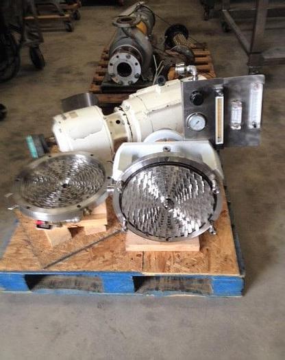 Used 14" OAKES CONTINUOUS MIXER - SANITARY S/S - 15 HP