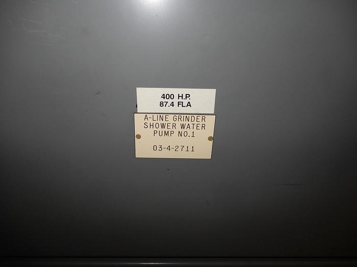 Used 2400V ROCKWELL AUTOMATION ALLEN BRADLEY MOTOR STARTER SECTION