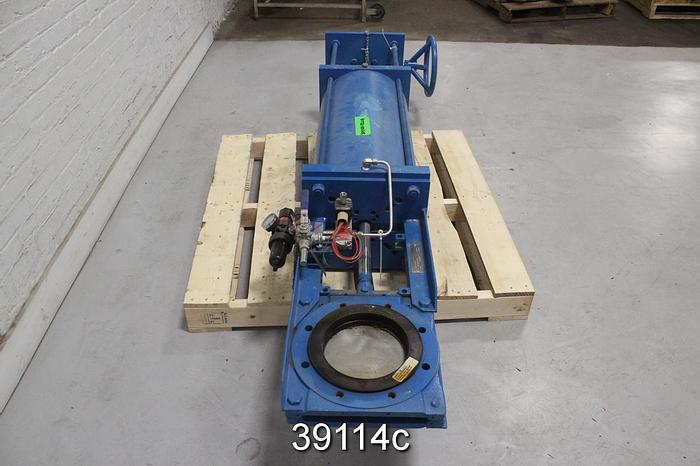 Unused Clarkson 8" Air Operated Knife Gate Valve, KGD8-RM #39114