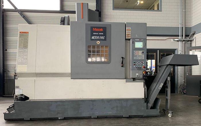 Brugt BRUGT VERTIKALT BEARBEJDNINGSCENTER, FABRIKAT MAZAK, MODEL NEXUS 510C - ÅRGANG 2003