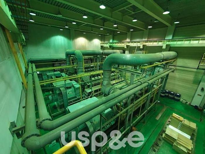 Used 3.6 MW 1999 Used MAN 18V28/32H Diesel Power Plant