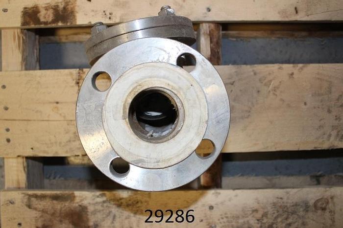 Used Taiwan 2" Swing Check Valve, CF8M Stainless Steel #29286