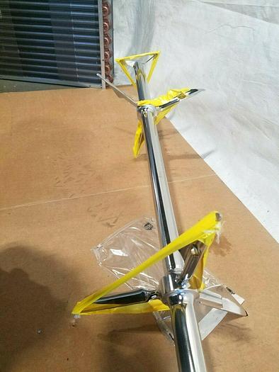 Used NEW Mixing Mixer Shaft Multi Stage Pharmaceutical Stainless Steel Blades & Shaft