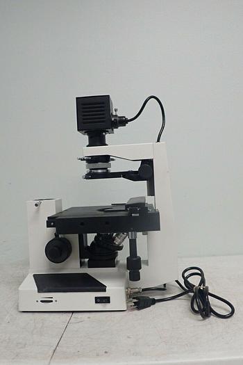 Used Jenco USA Compound Inverted Microscope with 3 Objectives