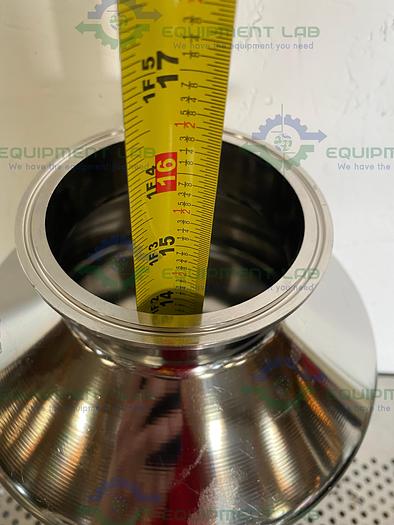 Used Eagle Stainless BTBEP-21 316L Stainless Steel 10 Liter Bottle w/ 4" Sanitary Fit