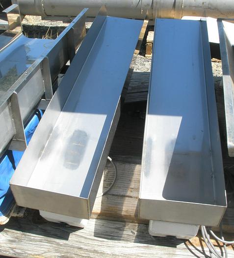 Used Feeder, Vibratory, 8" X 42", S/st, Electro-Magnet Driven, #C736615
