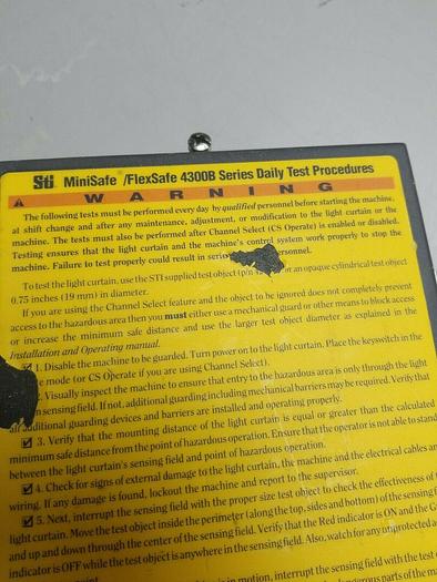 Used STI Minisafe / FlexSafe Series 4300B