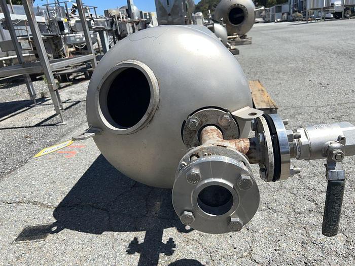 Used Tank, 190 Gallon, S/st, 55 PSI, DT/DB, Morfab #S744616