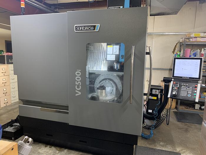 Used 2018 HURCO VC500i 5-Axis Vertical Machining Center