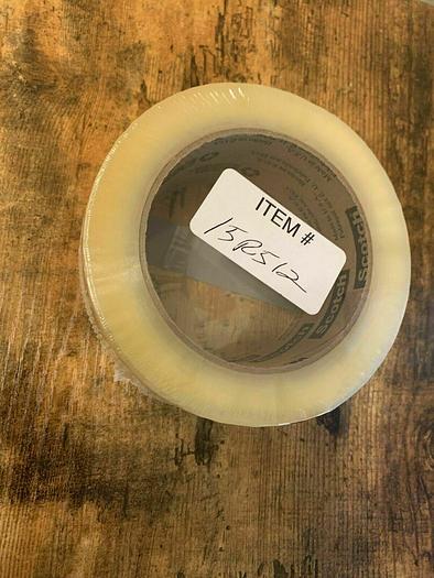 Used Box Sealing Tape, Clear, 371