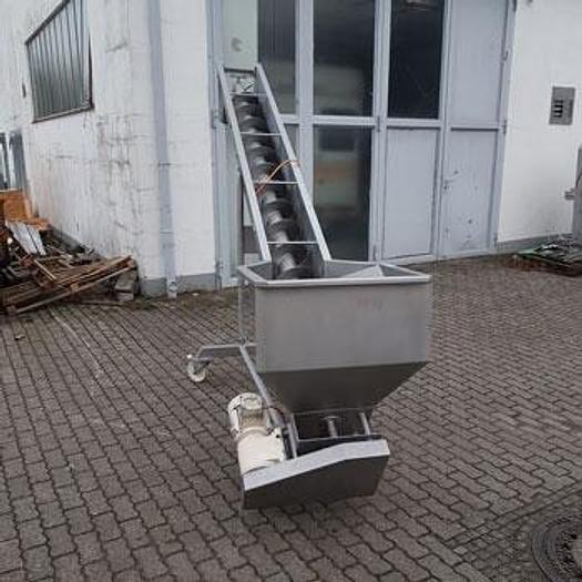 Gebraucht Edelstahl Schrägförderschnecke