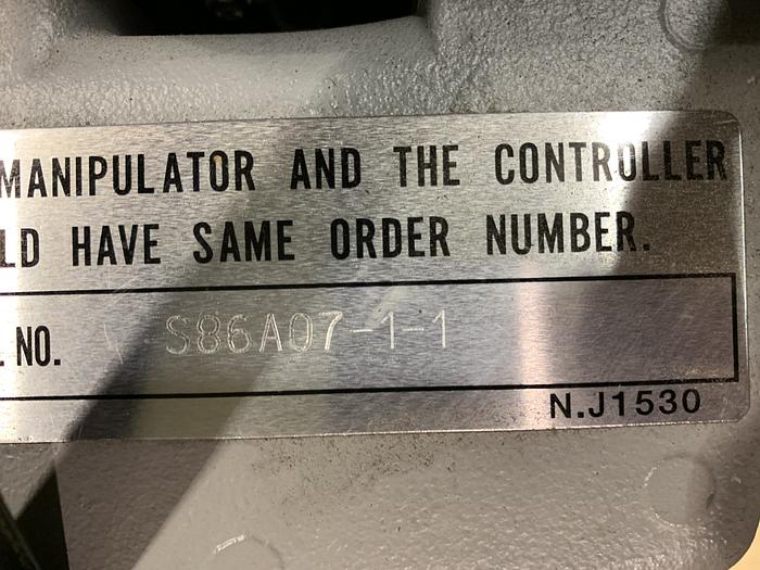 Used YASKAWA MOTOMAN SSF2000 (YR-SSF6-A00) 6 KG X 1,378mm REACH 6 AXIS CNC ROBOT WITH NX100 CONTROL