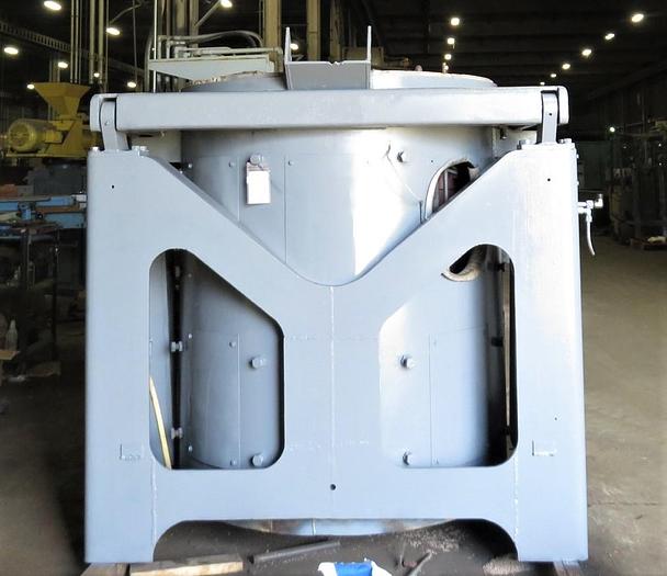 Used INDUCTOTHERM 4000LB STEEL SHELL FURNACE