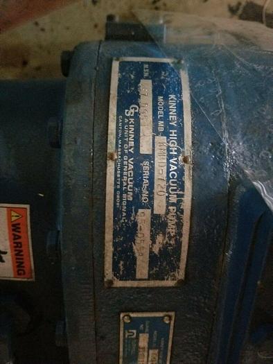 Used KMBD-720 Kinney Vacuum Pump