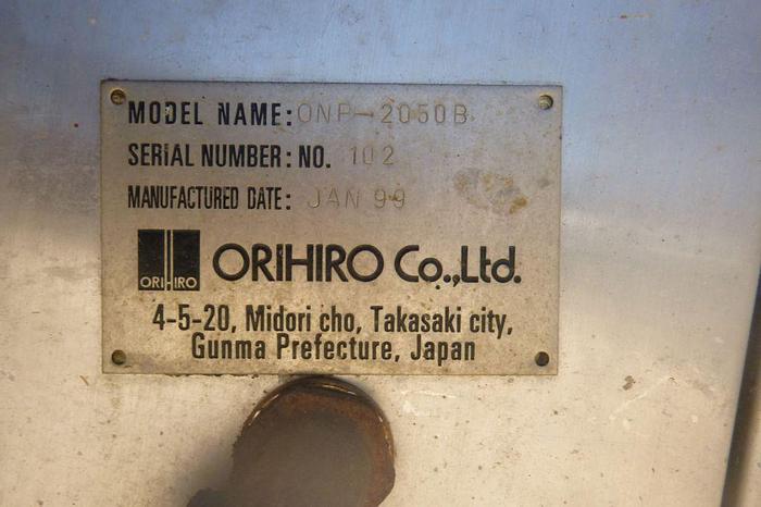 Used Filler, Form, Fill & Seal, Cryovac, Onpack 2050B, Liquid #S744125