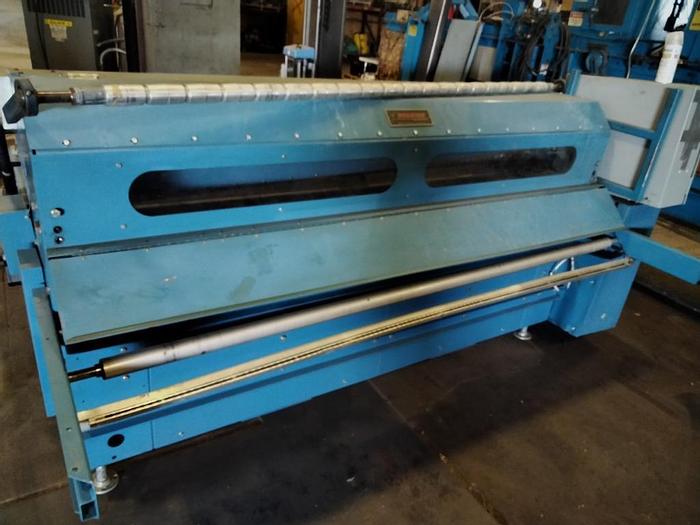 Used 84" WIDE ROSENTHAL SHEETER ALLEN BRADLEY CONTROLS AND OUTPUT CONVEYOR - PENDING SALE